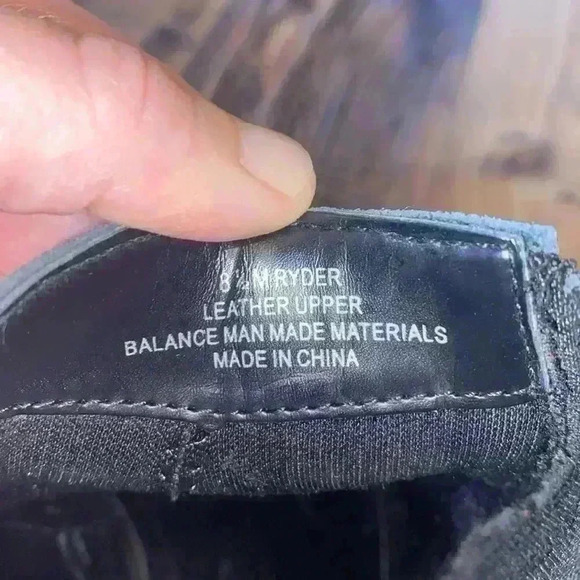 Black leather Crown Vintage Ryder booties size 8.5 - Picture 6 of 6